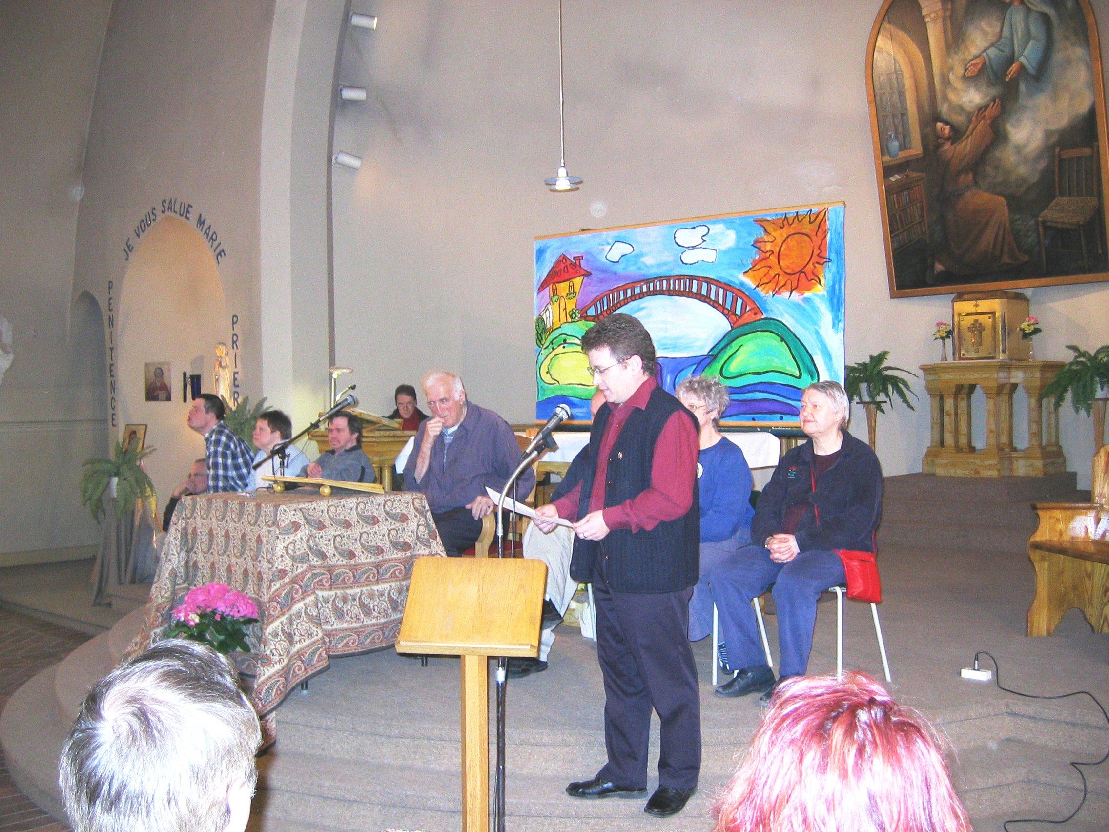 Jean Vanier, en visite dans ma communauté de Montréal