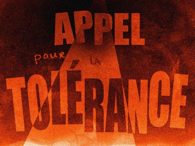 appel pour la tolérance