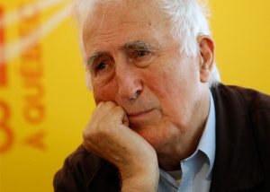 Jean Vanier lors de son passage au Congrès eucharistique international de Québec en 2008. CNS photo/Nancy Wiechec